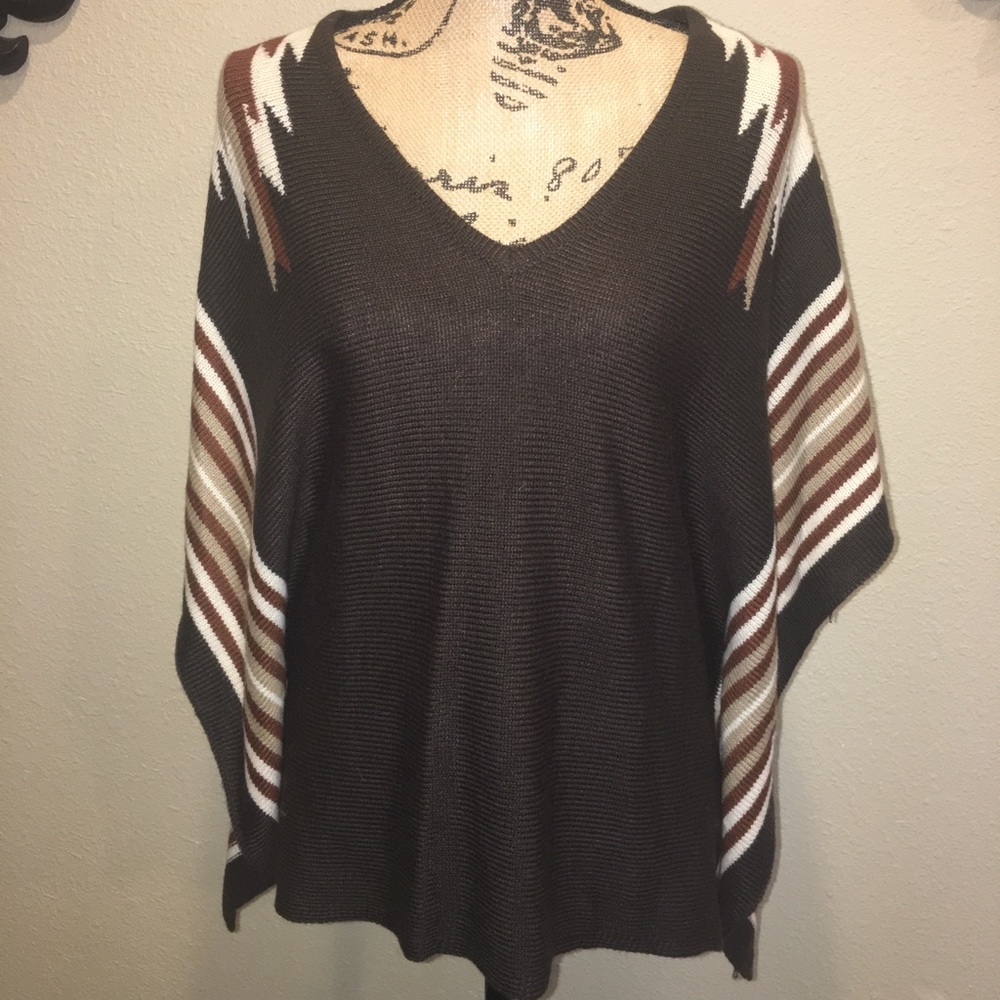 XXI Women’s Brown Poncho sz S/P